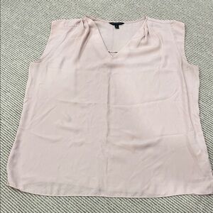 Banana Republic Light Pink V-Neck Blouse